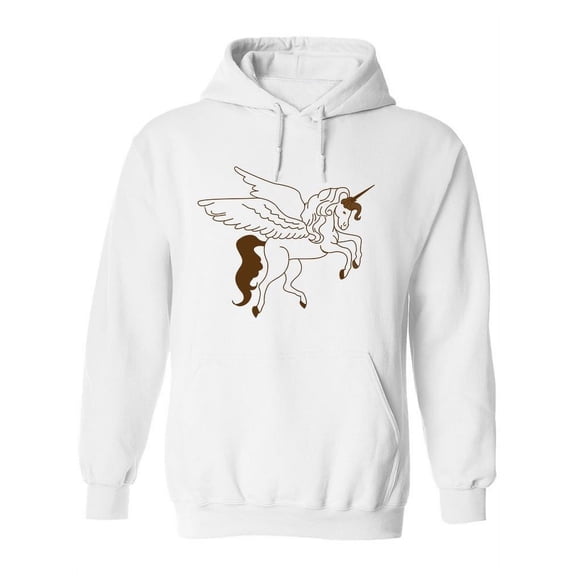 Pegasus Silhouette Hoodie Women -Image by Shutterstock, Female Medium