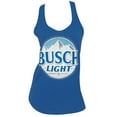 thumbnail image 1 of Busch 47048M Busch Light Logo Women Racerback Blue Tank Top - Medium, 1 of 2