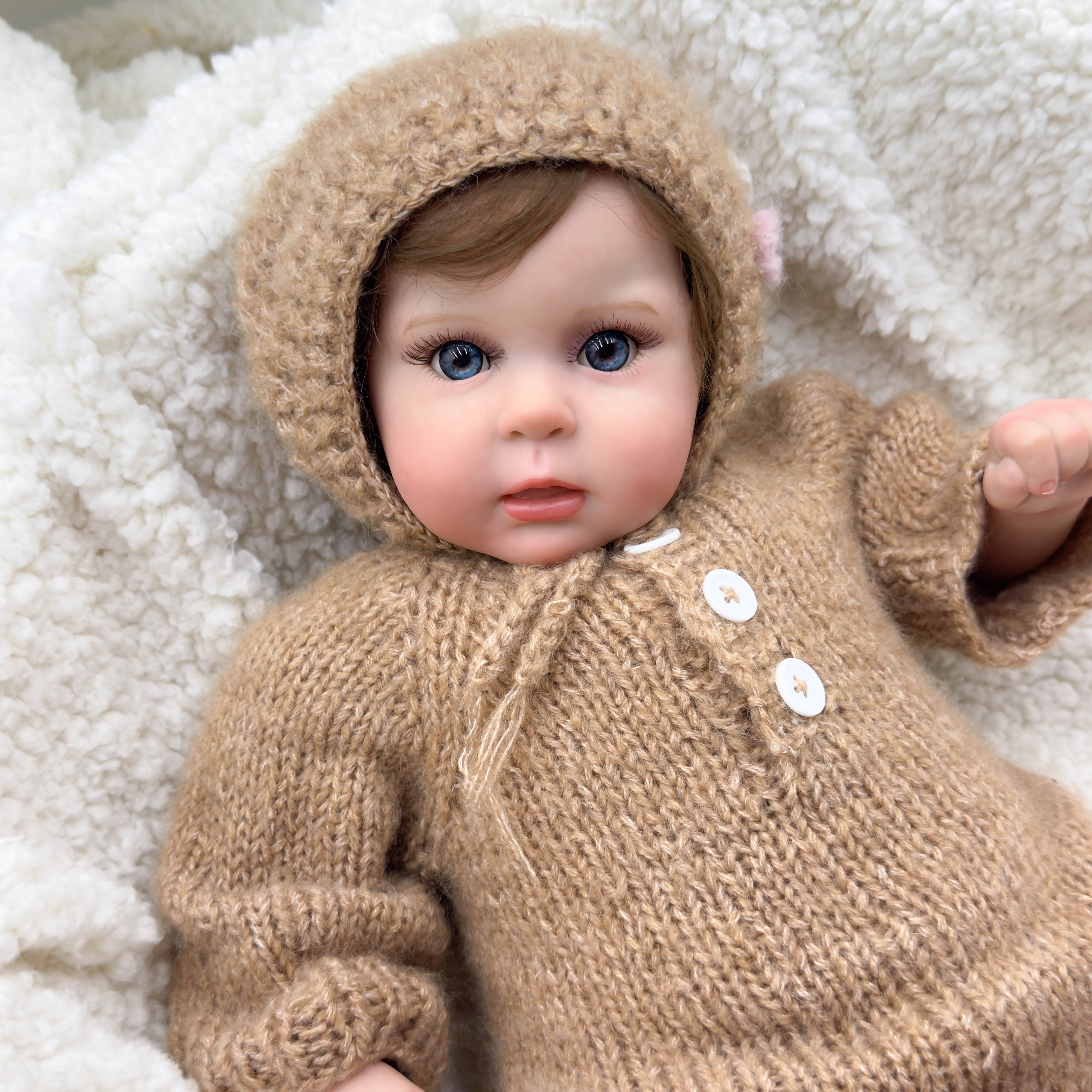Reborn Baby Dolls - 20 inch Realistic Cloth Body Real Life Baby Dolls Lifelike Newborn Baby Real Looking Birthday Gift Toy with Full Accessories for Age 3+