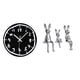 thumbnail image 1 of Reloj de pared,Reloj de pared silencioso y decorativo que no hace tictac,Reloj moderno de 12 pulgadas para pared de casa o oficina,sencillo.,Escultura de figura,Estatua sentada Figura Escultura, 1 of 8