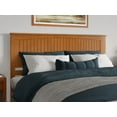 thumbnail image 5 of AFI Naples King Solid Wood Low Profile Platform Bed with Matching Footboard, Light Toffee, 5 of 12