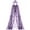 Purple, variant on Jiibva Halloween Bat Print Mesh Cape Gothic Hooded Witch Cloak Black 190cm