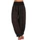 thumbnail image 1 of Pantalones de harén de pierna ancha para mujer Aladdin Boho Hippy Pantalones de yoga sueltos Tallas grandes-Café-S Teléfono móvil Teléfono móvil Accesorios para teléfonos móviles, 1 of 4