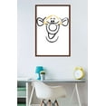 thumbnail image 2 of Disney Winnie The Pooh - Tigger - Face Wall Poster, 22.375" x 34", Framed, 2 of 2