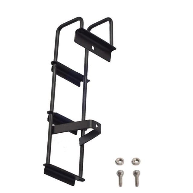 Vogacara Escalera de carruaje, escaleras de acero inoxidable, escaleras modificadas, decoración Exterior, reemplazo de camión de Control remoto 1/14 Kits de construcción modelo Vogacara FN001267-00