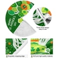 thumbnail image 2 of Coolnut St Patrick's Day Tree Skirt Home Decoration Large Round Lucky Clover Christmas Tree Skirt for Holiday Party Home Christmas Day Ornaments,47.2", 2 of 6