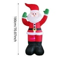 thumbnail image 3 of Hearth & Gear Festive Holiday Inflatable Snowman For Outdoor Yard With Built In Lights And Quick Inflate Feature Durable Weather Design For Seasonal Use Stork Inflatable Inflatable Easel Outdoor 12f, 3 of 7