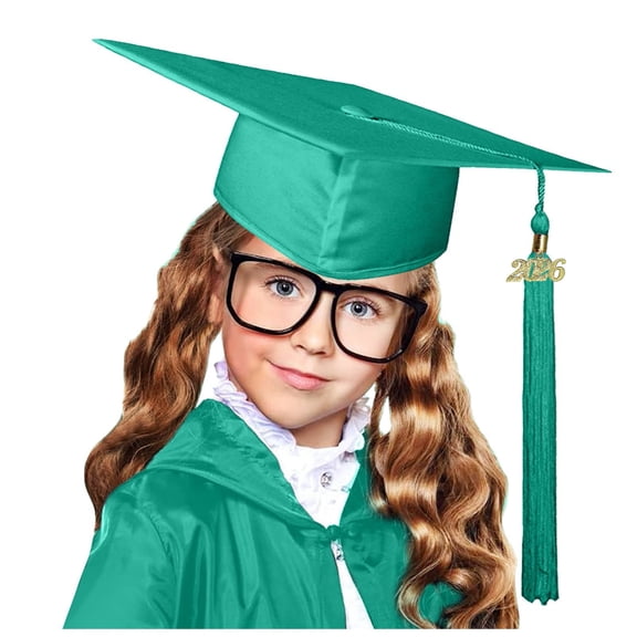 FASHOFT Matte Kindergarten & Preschool Graduation Cap for Kids with 2026 Tassel GN2 S