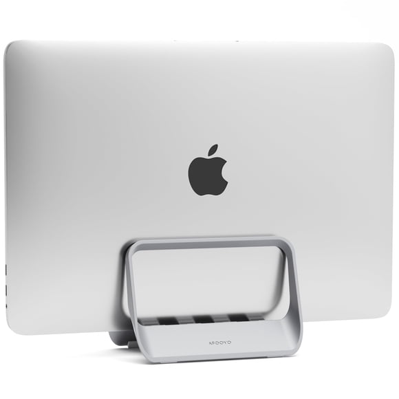 Soporte para portátil AFOOYO Vertical Ajustable Gravity Lock Gris