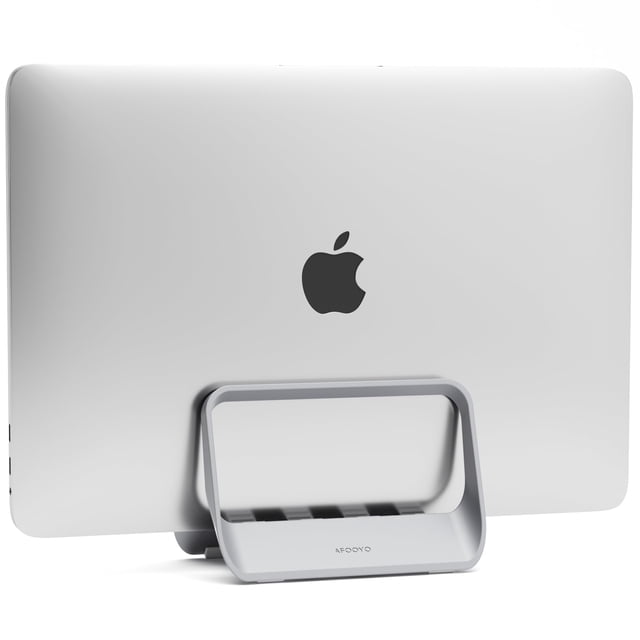 Soporte para portátil AFOOYO Vertical Ajustable Gravity Lock Gris