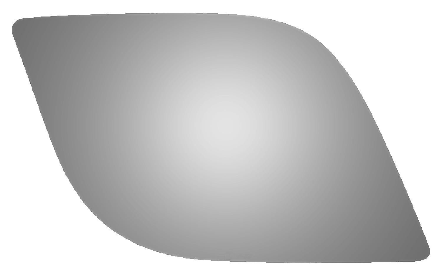 Burco Side View Mirror Replacement Glass - Clear Glass - 3949