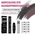 thumbnail image 4 of Jaysuing Eyebrow Stamp Stencil Kit Natural Hairline Powder 1 * Eyebrow Print / 2 * Eyebrow Brush /, 4 of 5