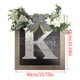 thumbnail image 3 of Puntoco Decoración De Puerta Delantera, Letrero De Flores Colgante, Letra, Nombre En Inglés, Decoración Navideña, Letrero De Madera Para Jardín, Letra K, Decoración Del Hogar, 3 of 4