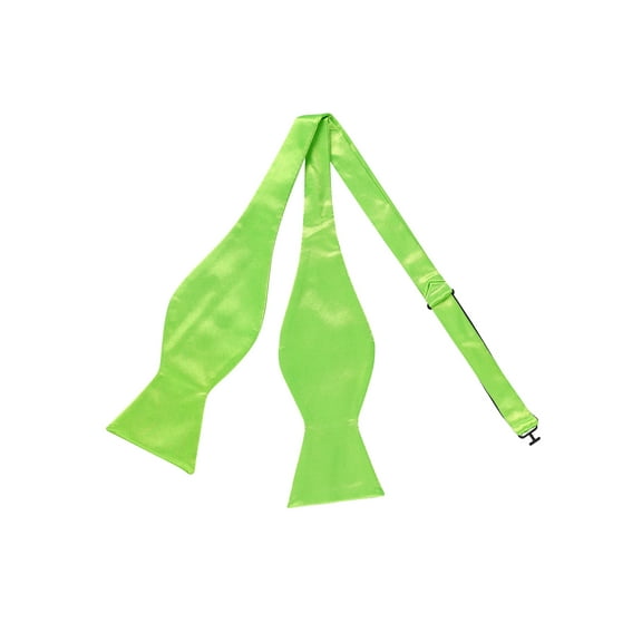 INSPIRE CHIC Men's Solid Color Self-tied for Formal Wedding Party Tuxedo Bow Ties Light Green One Size