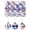 I, variant on Guozer Hanging Ornaments for 4th of July Decorations, Mini Tree Ornaments for All Seasons, 12Pcs Red White Blue Tree Balls Ornaments for Memorial Day Decorations