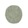 thumbnail image 3 of Better Trends 18" x 20" Toilet Lid Cover, 100% Cotton, Extra Soft Tufted Cover, Water Absorbent & Non Slip Bath Mat, (Dark Sage) Granada Collection, 3 of 6