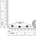 thumbnail image 3 of Gem Stone King 1.68 Ct Oval Black Onyx 925 Sterling Silver Bracelet for Women, 3 of 3
