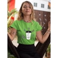 thumbnail image 2 of But First Coffee Butterflies T-Shirt Women -Image by Shutterstock, Female 5X-Large, 2 of 4