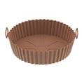 thumbnail image 3 of DQrwqpou Cesta Silicona para Freidoras Forro Antiadherente para Horno Fácil Limpieza (revestimiento Marrón), 3 of 5