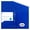 Blue, variant on Vivin 5-Pack Plastic Folders with 3 Prongs and 2 Pockets, Assorted Color Lighting Pattern