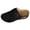 Black, variant on Wedge Sandals for Women Breathable Hollow out Slip on Orthopedic Shoes Summer Casual Buckle Strap Platform Slides Black Size 7.5
