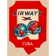 thumbnail image 2 of Retrotravel 15x18 White Modern Wood Framed Museum Art Print Titled - Q Airways Cuba, 2 of 4