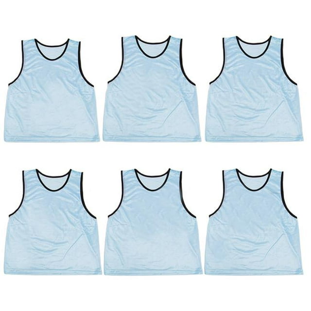 Scrimmage Culottes pour Adultes, Bleu Clair - Lot de 6