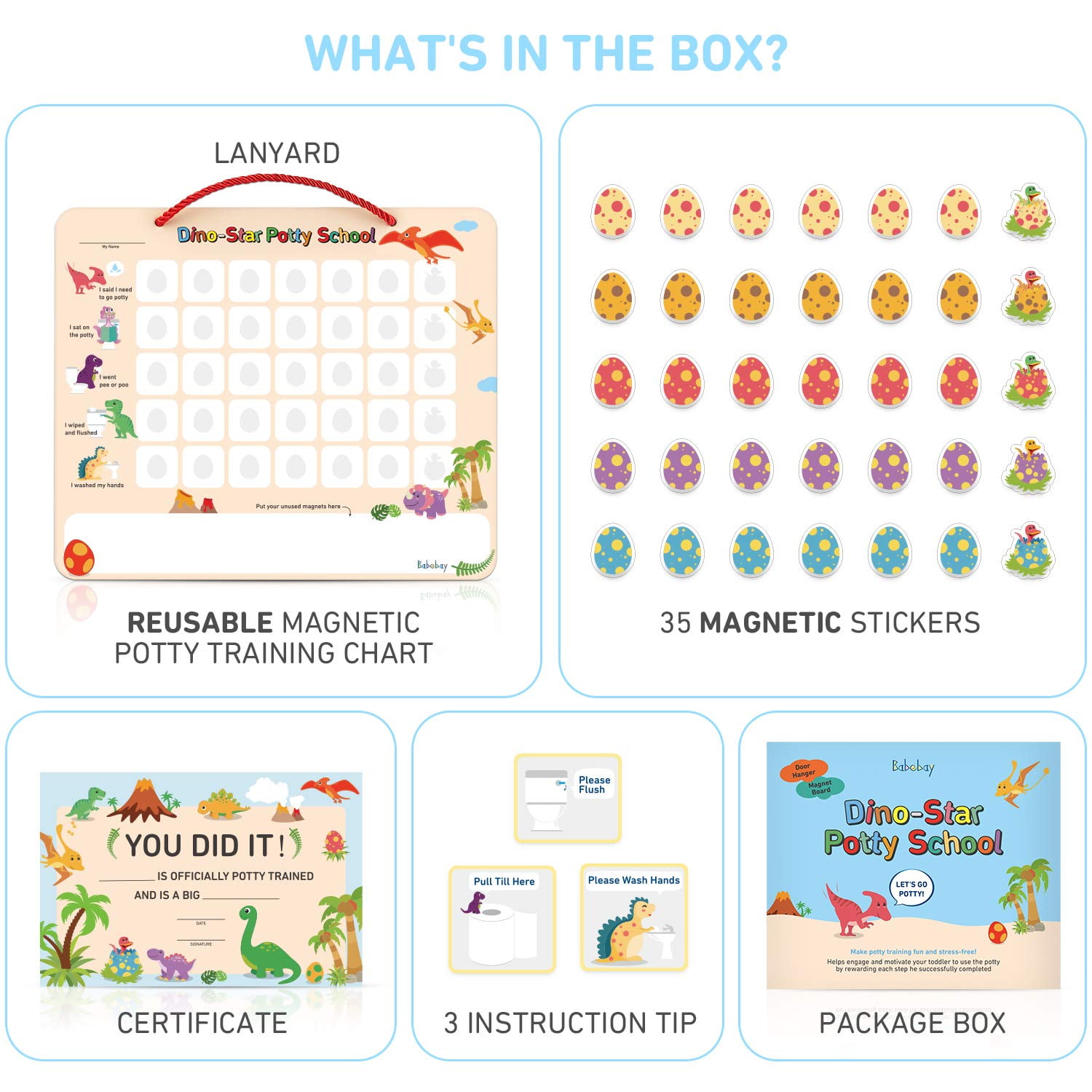 Potty Training Chart for Toddlers,Boys,Girls - Animal Design - Magnetic  Sticker Chart, Waterproof Magnetic Potty Training Reward Chart,  Certificate, 3 Instruction Steps, 35 Magnetic Stickers | Walmart Canada
