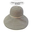 thumbnail image 6 of Women Fisherman Hat Striped Print Wide Brim Summer Sunscreen Hat Neck Coverage Outdoor Adventure Fishing Hat, 6 of 8