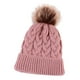 thumbnail image 5 of Sombrero de invierno para niños perfke Rosado con pompón, 5 of 9