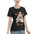thumbnail image 2 of Women's Basic Short Sleeve T-Shirt Demon Slayer: Koiju and Nidouzi, 2 of 6