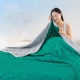 thumbnail image 1 of Relocy Gravity Quilt Ice Cream Summer Quilt 150*200Cmdc - Sweats Cooler Comforter Double Cold Effect Blanket Cooler Fiber Soft Machine Washable-Type D, Clearance Hot Sale, 1 of 9