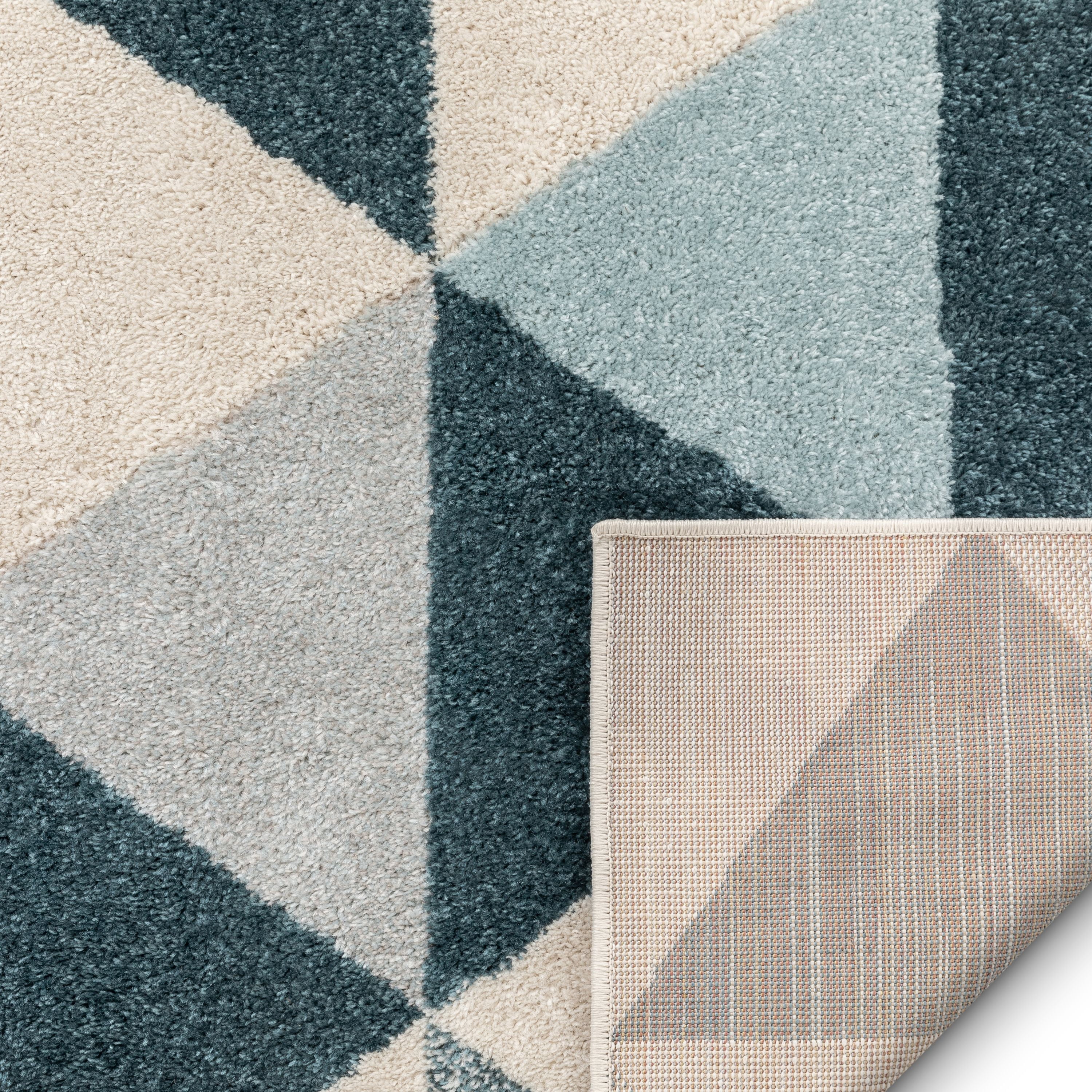 Well Woven Mystic Alvin Mid-Century Modern Geometric Trellis Dark Blue 5'3" x 7'3" Area Rug
