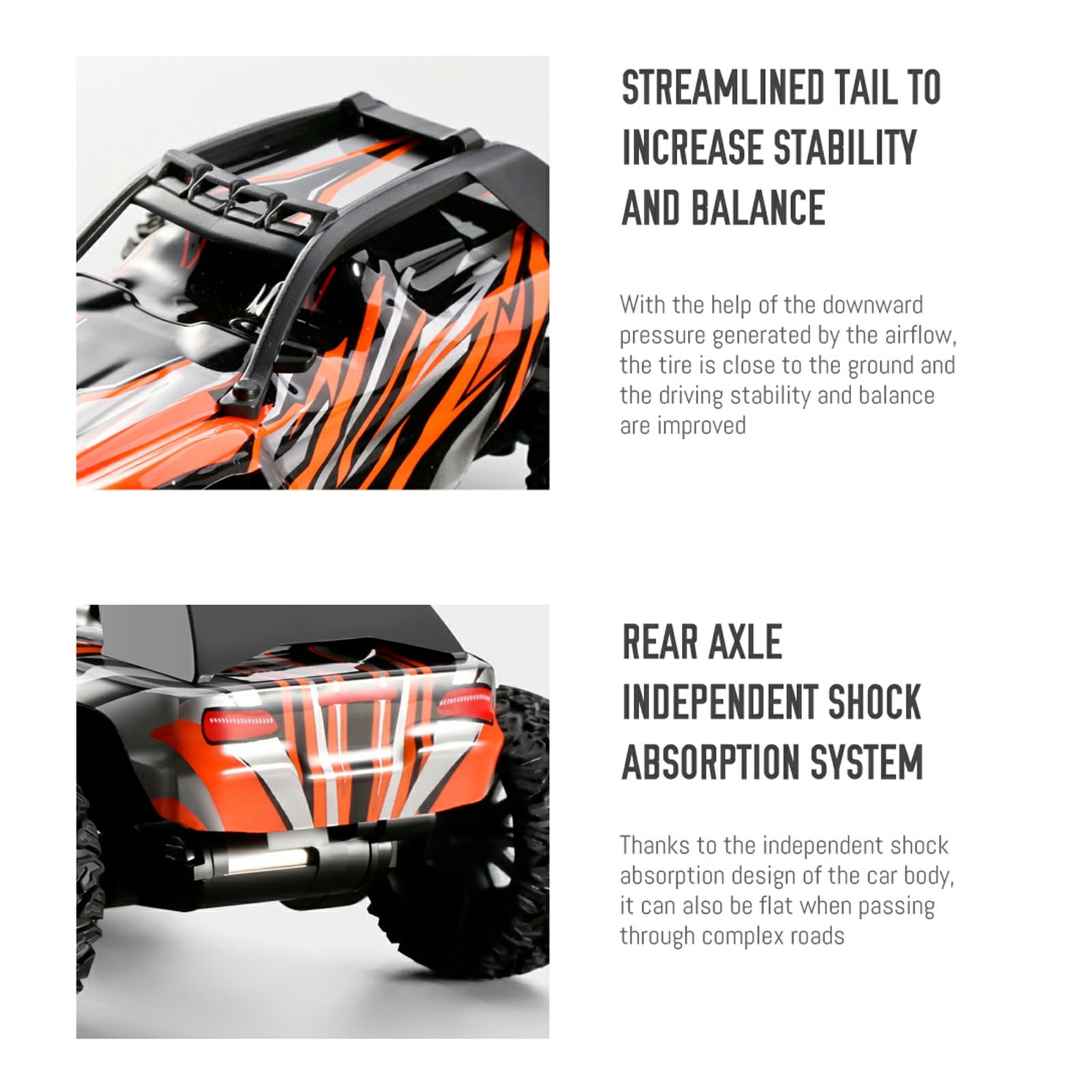 Uscallm 2Pcs High Speed Remote Control Drift Car, S801 1/32 2.4Ghz High Speed RC Car, 4wd Off-Road Drift Racing Remote ControlToy, All Terrain Crawler Car ForKidsAdults, Epic Gift Idea For BoysGirls