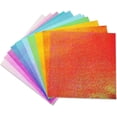 thumbnail image 4 of Glitter Paper, 50 Sheets Colored Cardstock Sparkly Paper Premium Craft Cardstock for DIY Puncher Gift Box Wrapping Birthday Party Decor Scrapbook, 10 Colors, 9.84" x 9.84", 4 of 10
