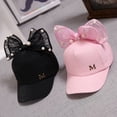 thumbnail image 2 of lavio Baseball Cap for Kids-Girls, Cotton/Polyester-Baby Pink, 2 of 5