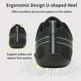 thumbnail image 7 of GlideMoves Black Cheer Shoes Girls Dance Sneakers Women Tennis Training Competition Tumbling Athletic Youth Hip Hop 2522 Women 8, 7 of 7