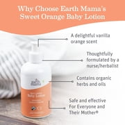 Earth Mama Sweet Orange Baby Lotion for Sensitive Skin, 8 fl oz