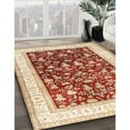 thumbnail image 3 of Ahgly Company Machine Washable Indoor Rectangle Traditional Khaki Gold Area Rugs, 2' x 4', 3 of 7