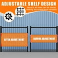thumbnail image 4 of Warehouse Shelving 4-Tier Industrial Steel Storage Shelves, Adjustable Shelves for Garage/Factory/Commercial Use (Black, W67*D23.7*H63), 4 of 6