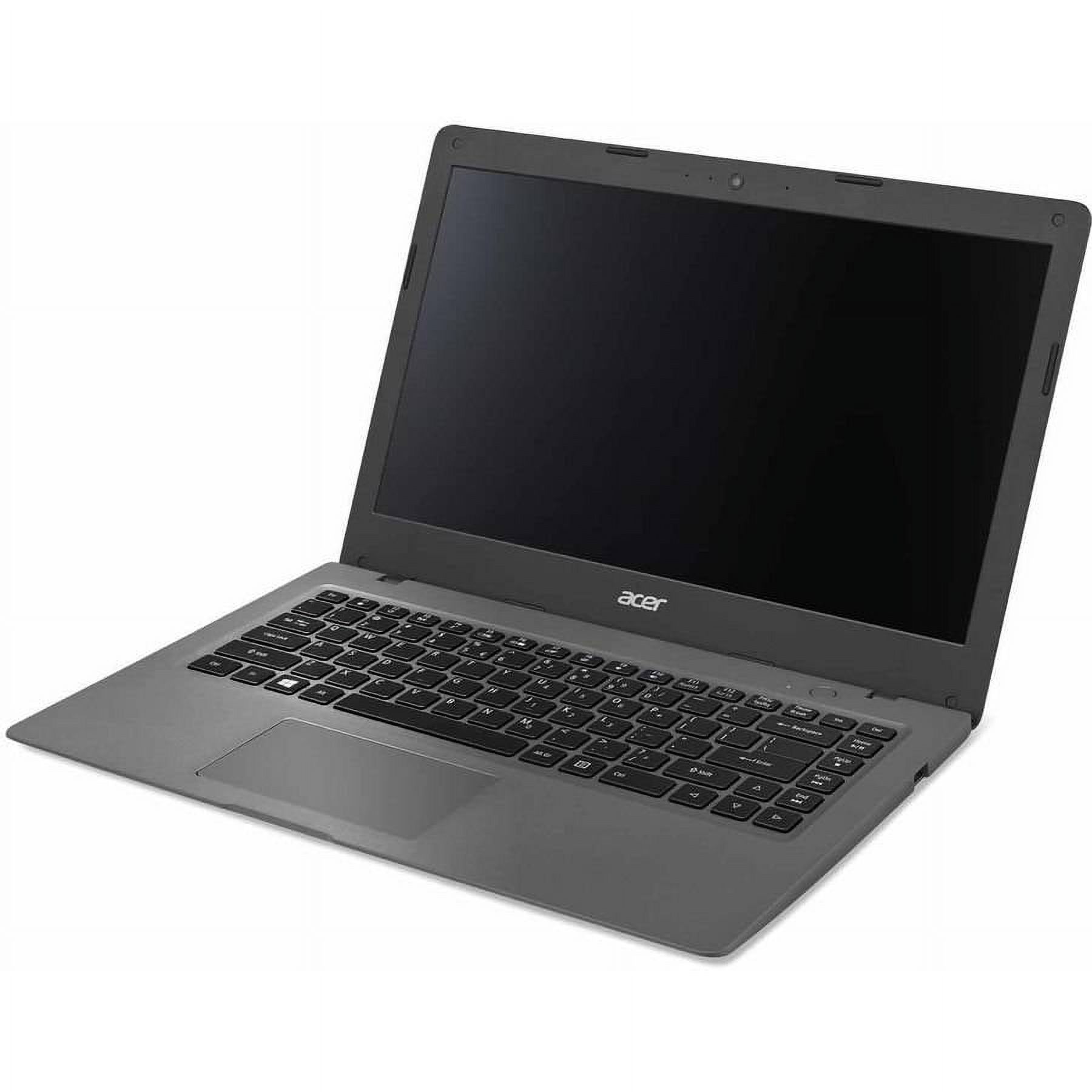 Acer Mineral Gray 14" Aspire One Cloudbook AO1-431-C8G8 Laptop PC, Windows 10, Office 365 Personal 1-year subscription included with Intel Celeron N3050 Processor, 2GB Memory, 32GB eMMC - image 5 of 9