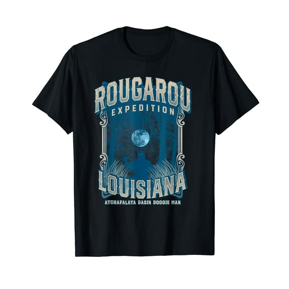 Rougarou Expedition Louisiana Swamp Monster Werewolf Legend T-Shirt