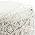 thumbnail image 3 of Coates Pouf Rond Bohème en Macramé en Coton Naturel, 3 of 8