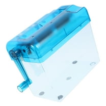 GOOHOCHY wear-resistant manual shredder Paper Shredder Blue 1Pack 8.5*5.8*3.9in