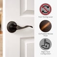 thumbnail image 6 of Oil Rubbed Bronze Dummy Door Lever, Right-Hand, Closet and French Door, 6 of 12