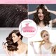 thumbnail image 5 of Masajeador de cuero cabelludo, cepillo de silicona suave para fregar champú, adecuado para limpieza, masajeador de cabeza para cabello húmedo y seco, reduce la caspa, rosa, 5 of 5