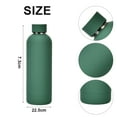thumbnail image 2 of 500ml smallmouth double-layer vacuum flask, outdoor sports water cup, stainless steel vacuum flask-Moss green, 2 of 5
