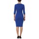thumbnail image 3 of Vestido de tubo con cremallera INSPIRE CHIC para mujer, vestido de trabajo 2XL en azul real, 3 of 6