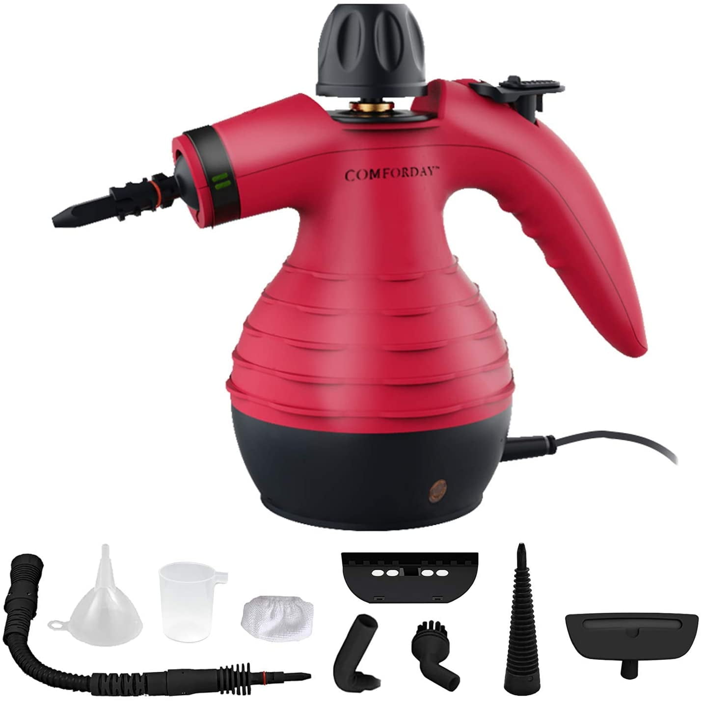 Handheld Steam Cleaner by Comforday MultiPurpose Pressurized Steam