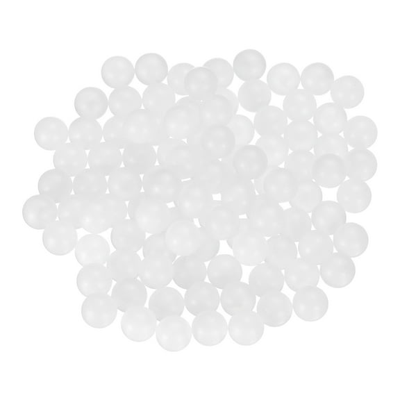 300 Pack PP Plastic Bearing Balls 7mm Solid Plastic Balls G2 Precision, White